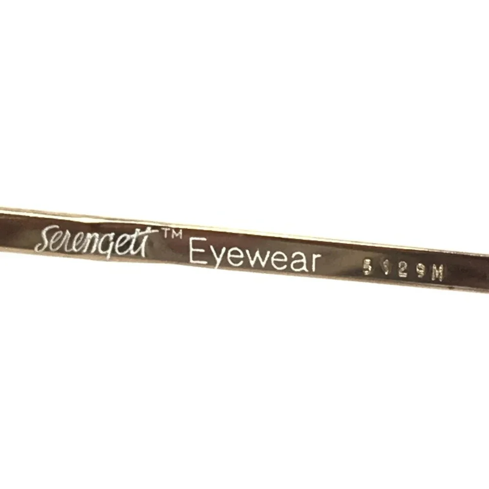Vintage Serengeti Sunglasses Mens Aviator 5029M Kilimanjaro Yellow Photochromic